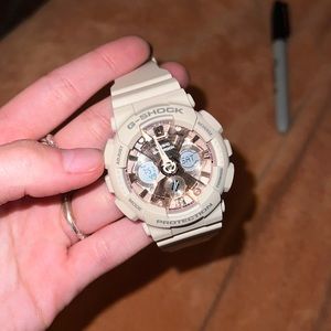 women’s blush pink g-shock